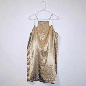 Forever 21 Gold Mini Dress